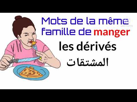Dérivés du verbe*MANGER* (مشتقات الفعلأكل)