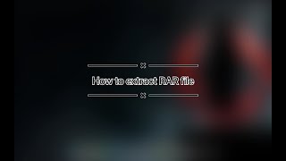 How to extract RAR file on mac