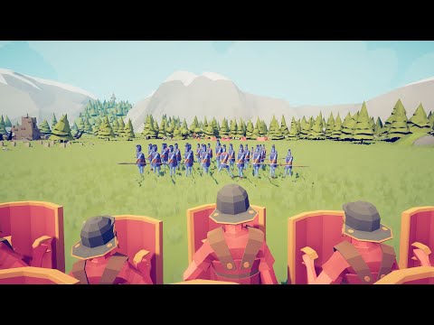 30 Shield Bearers Versus 30 Sarissas || Totally Accurate Battle Simulator