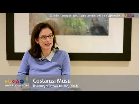 European Studies in Canada - Opportunities for young scholars - Dr. Constanza Musu