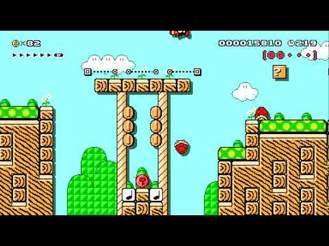 Mario Max 2-2 Grass Plains 2 by Max - SUPER MARIO MAKER - NO COMMENTARY 1ba