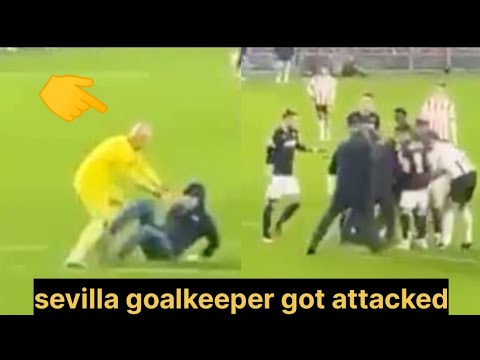 Fan punches Sevilla goalkeeper in Europa League match at PSV |