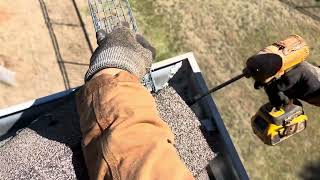 How to install a one way door for squirrel removal