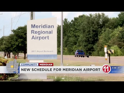 New schedule coming to Meridian Regional Airport