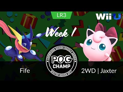 Pog Champ Winter W1 - Losers Round 3 - Fife (Greninja) vs. 2WD | Jaxter (Jigglypuff, Cloud)