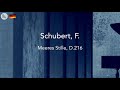 Schubert, F. - Meeres Stille, D.216