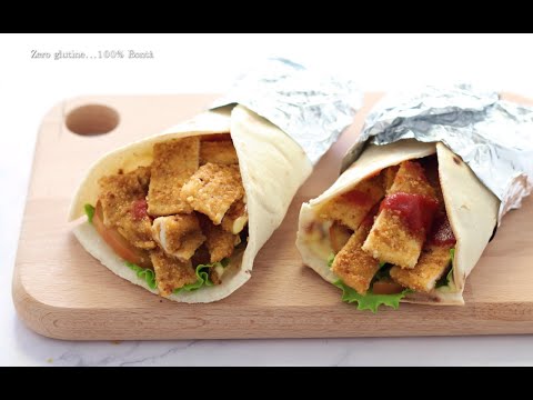 Chicken Wrap fatto in casa: Piadina con il pollo