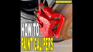 Painting Calipers for Extra Horsepower