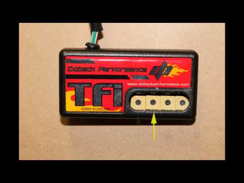 Adjusting the TFI Fuel controller
