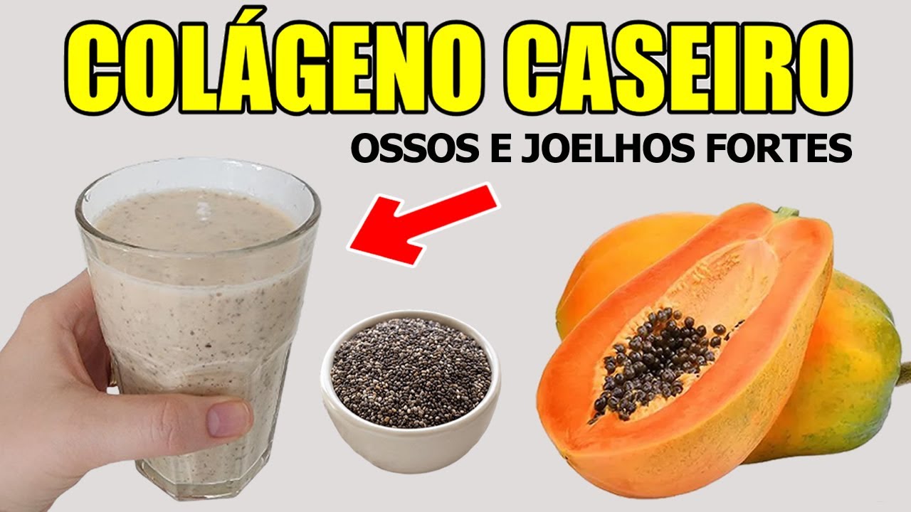 COLÁGENO CASEIRO Joelhos Fortes, Ossos e Pele Bonita Depois dos 50 Anos