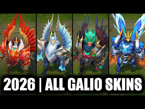ALL GALIO SKINS SPOTLIGHT 2026 | League of Legends