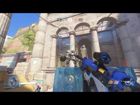 Overwatch Ana in a rank match is beast