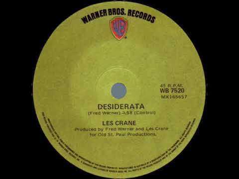 STEREO #207- Desidarata [Les Crane] 1971