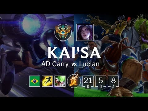 Kai'Sa ADC vs Lucian - BR Challenger Patch 8.24