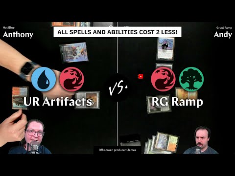 UR Artifacts vs. RG "Ramp" — All spells and abilities cost 2 less in the Turbo Cube!