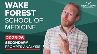 Our analysis of every Wake Forest School of Medicine secondary essay prompt