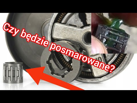 Jak posmarować łożysko sprzęgła w pilarce spalinowej  vevor NAC demon hecht echo Stihl Husqvarna?