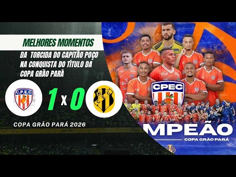 Festa da torcida do Capitão Poço Esporte Clube na conquista do título da Copa Grão Pará 