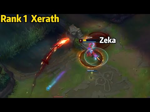 Rank 1 Xerath vs HLE Zeka Hwei on the Super Server!