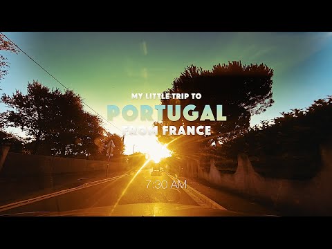 Timelapse // A 830 km car trip from France to Portugal in 12 min (GoPro)
