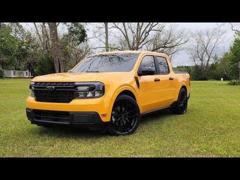 Lowering a 2023 Ford Maverick with H&R springs…while the whole crew bullies me😂😂😂