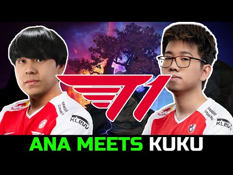 KUKU MEETS T1.ANA - TESTING T1 NEW CARRY DOTA 2