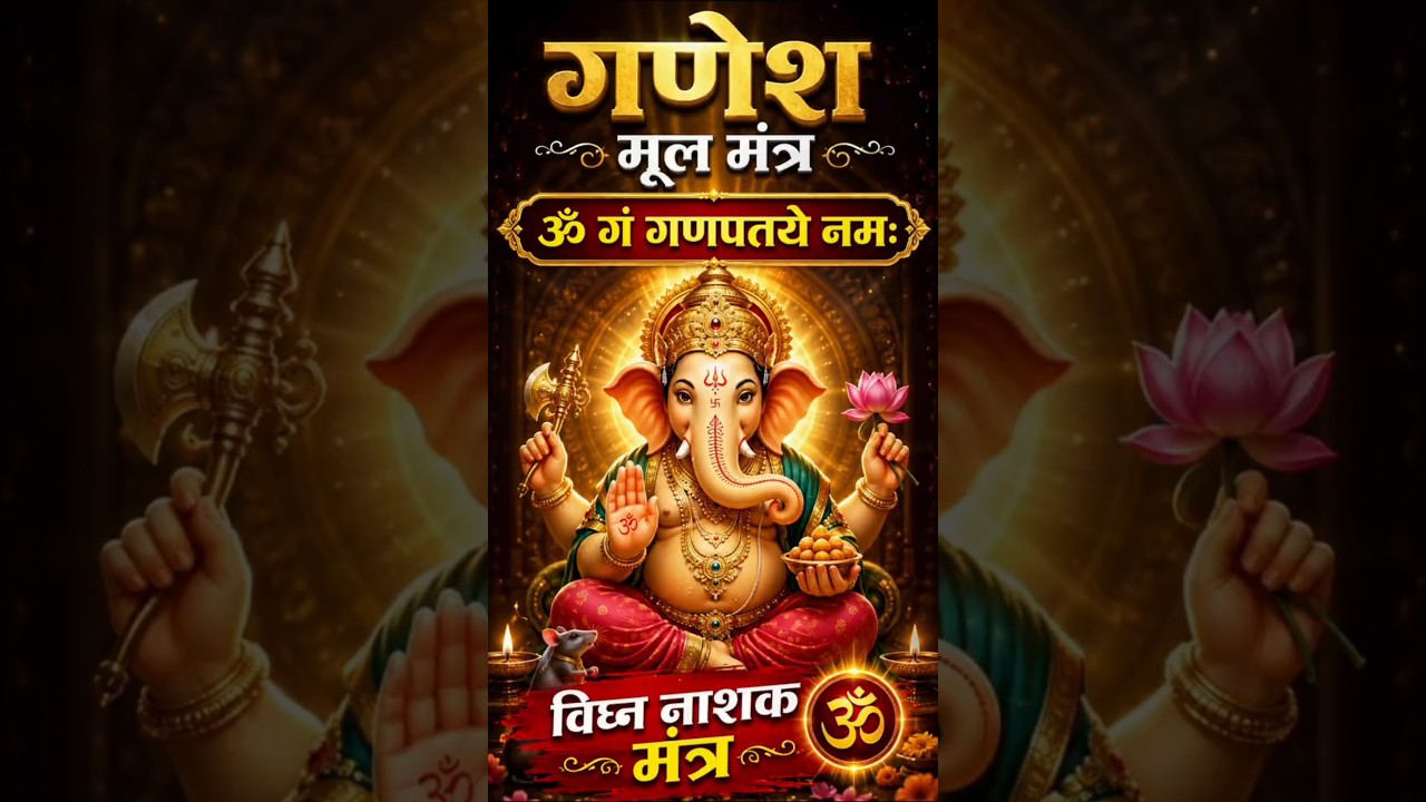 Om Ganeshay Namah 🕉️ | ॐ गणेशाय नमः | Ganesh Mantra #shorts #youtubeshorts #shortvideo