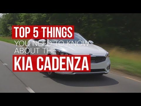 Five things you need to know about the 2017 Kia Cadenza