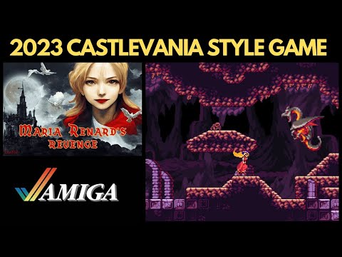 Maria Renard's Revenge (2023) Commodore Amiga Castlevania Style Game