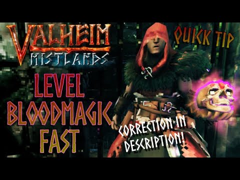 Valheim Mistlands Tips - Level Bloodmagic Skill Fast! (See update/correction in description)