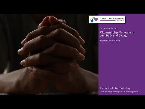 16.11.2022, Pfarrer O. Ploch und Pater Dr. Gianluca Carlin, Ökumen. Gottesdienst zum Buß- und Bettag