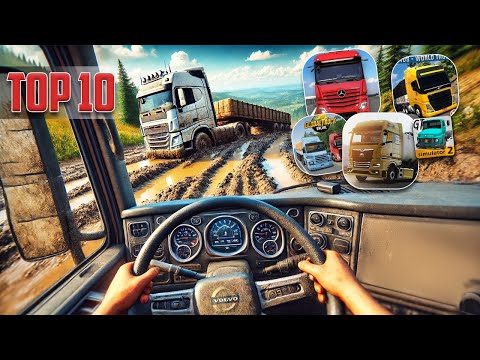 TOP 10 BEST Truck Games for Android and iOS 2024 #trucksimulator