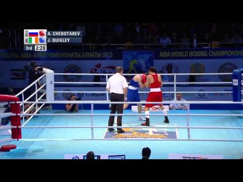 Men's Middle (75kg) - Semi Final - Artem CHEBOTAREV (RUS) vs Jason QUIGLEY (IRL)