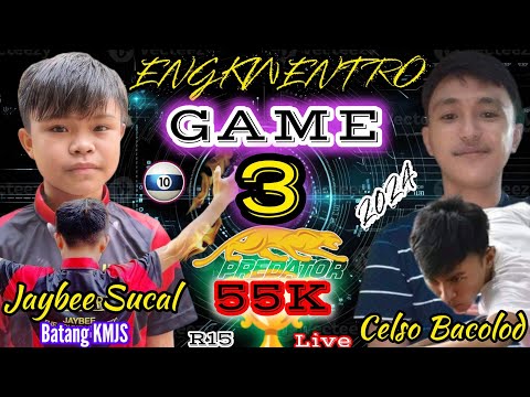 Jaybee Sucal "Batang KMJS" 🆚 Celso..Part3...55K..R12