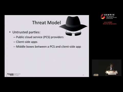 USENIX Security '14 - Mimesis Aegis: A Mimicry Privacy Shield–A System’s Approach to Data Privacy