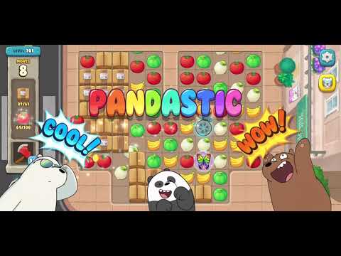 We Bare Bears Match3 Repairs Level 701 - No Boosters