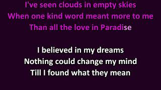 Alan Parsons Project - To One In Paradise KARAOKE