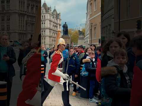 Frustrated Royal Guard GROANS MAKE WAY | Horse Guards, Royal guard, Kings Guard, Horse, London, 2024