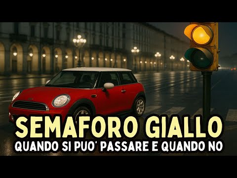 🚦SEMAFORO GIALLO🚦: passare o fermarsi? L'errore che può costarti caro secondo il codice della strada
