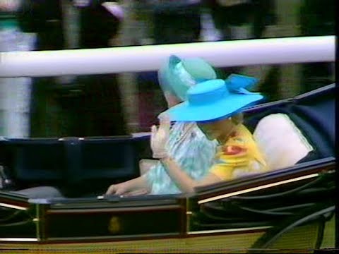 Ladies Day Royal Ascot 1987 incuding The Gold Cup and Diana Princess of Wales