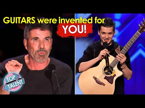 Der 18-jährige polnische Gitarrist Marcin verblüfft Simon Cowell bei „America's Got Talent“!