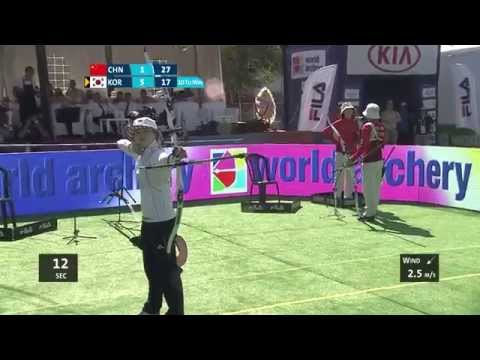 Cheng Mi v Chang Hye Jin – recurve women's gold | Antalya 2014 Archery World Cup S3