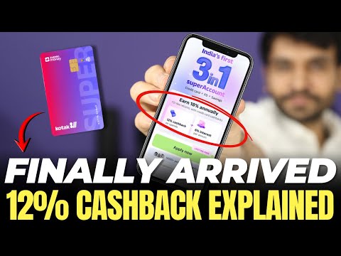 Super Money 3 in 1 Kotak Credit Card Finally Arrived | 12% Cashback Explained