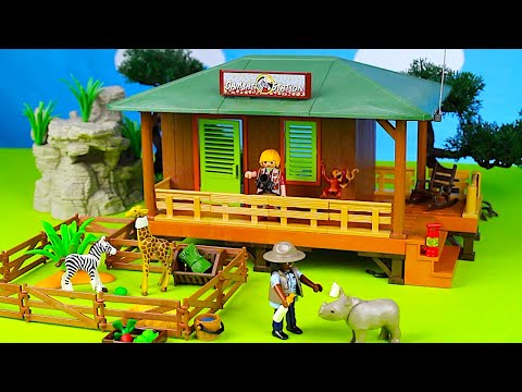 Playmobil Wildlife Safari Animals with Fun Toys For Kids Video!!!