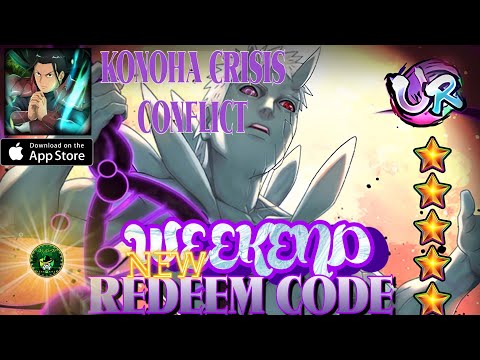 Konoha Crisis: Conflict New Weekend Redeem Code 🎁 Valid (06/08) Konoha Guardian: Burning Naruto RPG