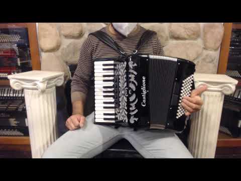 CAST2772BK - Black Castiglione Piano Accordion LMM 27 72 $1999
