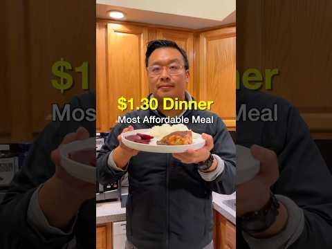 How I make a $1.30 dinner meal