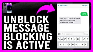 How to Unblock Message Blocking is Active (How to Fix Message Blocking is Active Error)