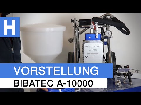 Bibatec A-10000 - Leistungsstarkes Airless Spritzgerät zum kleinen Preis!