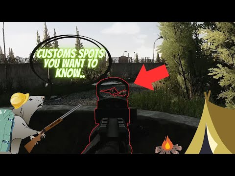 Customs RATS SPOTS you WANT to KNOW.. Escape from Tarkov